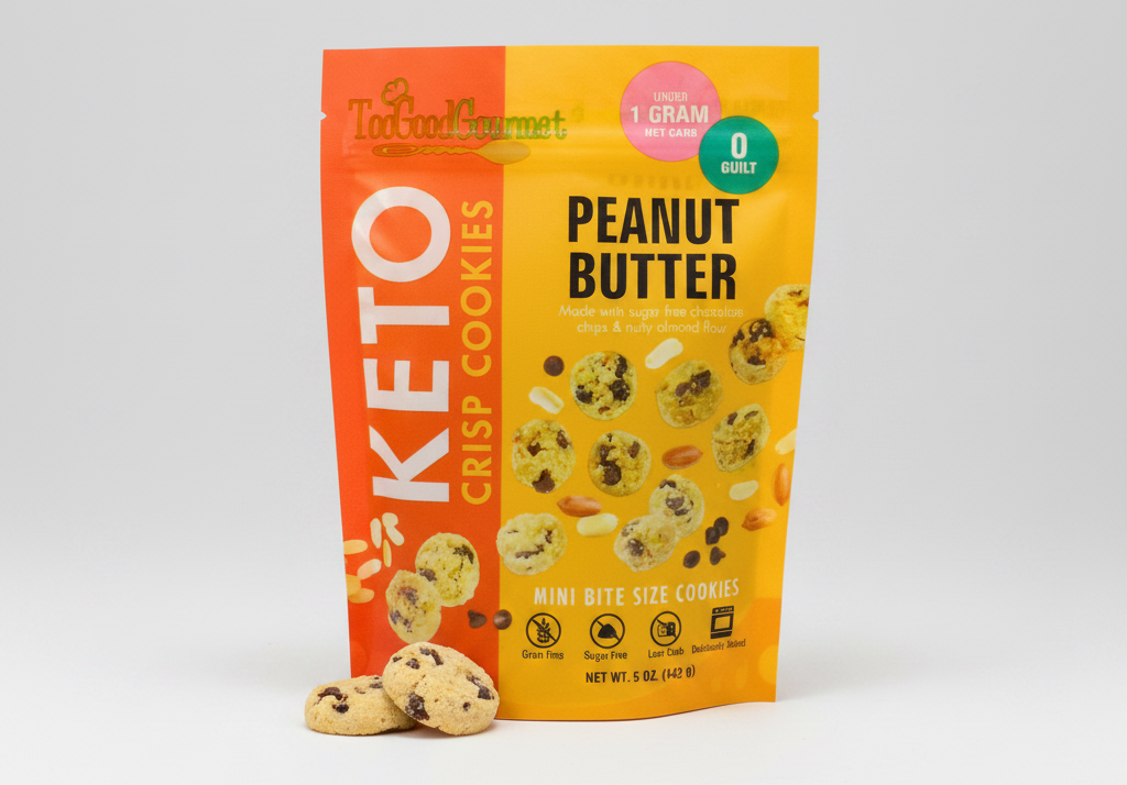 Too Good Gourmet Keto Mini Cookies - Peanut Butter
