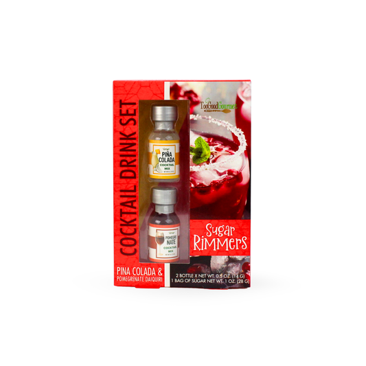 Too Good Gourmet Cocktail Drink Set Pina Colada & Pomegranate Daiquiri