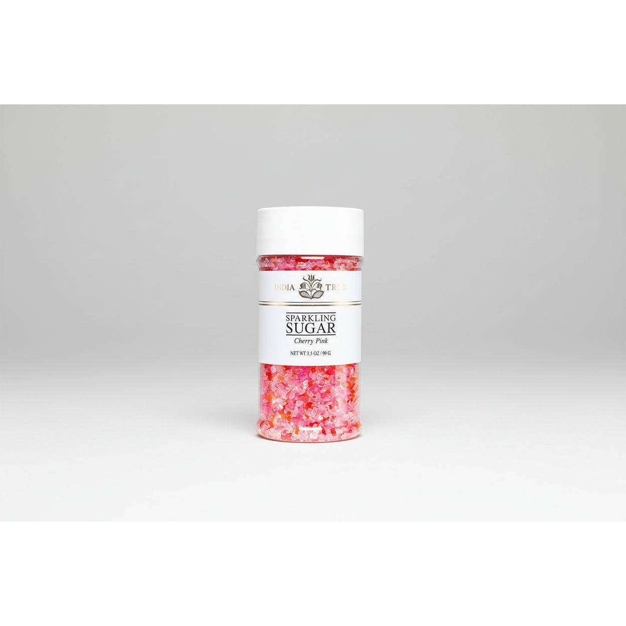 India Tree Kosher Cherry Pink Sparkling Sugar: Small Jar