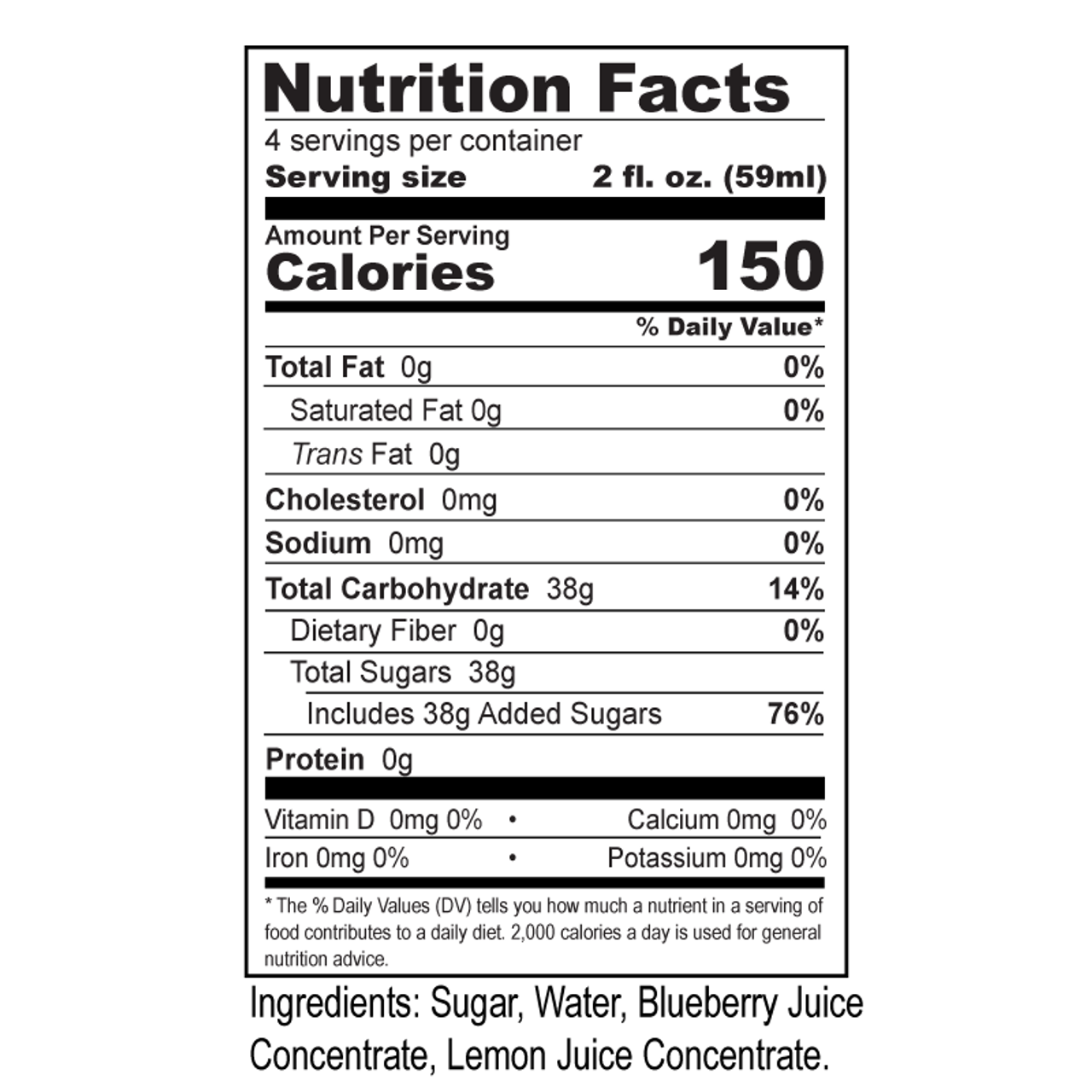Cooper's Mill Blueberry Syrup