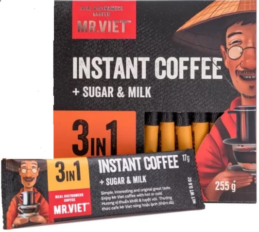Mr. Viet Real Vietnamese 3 in 1 Instant Coffee