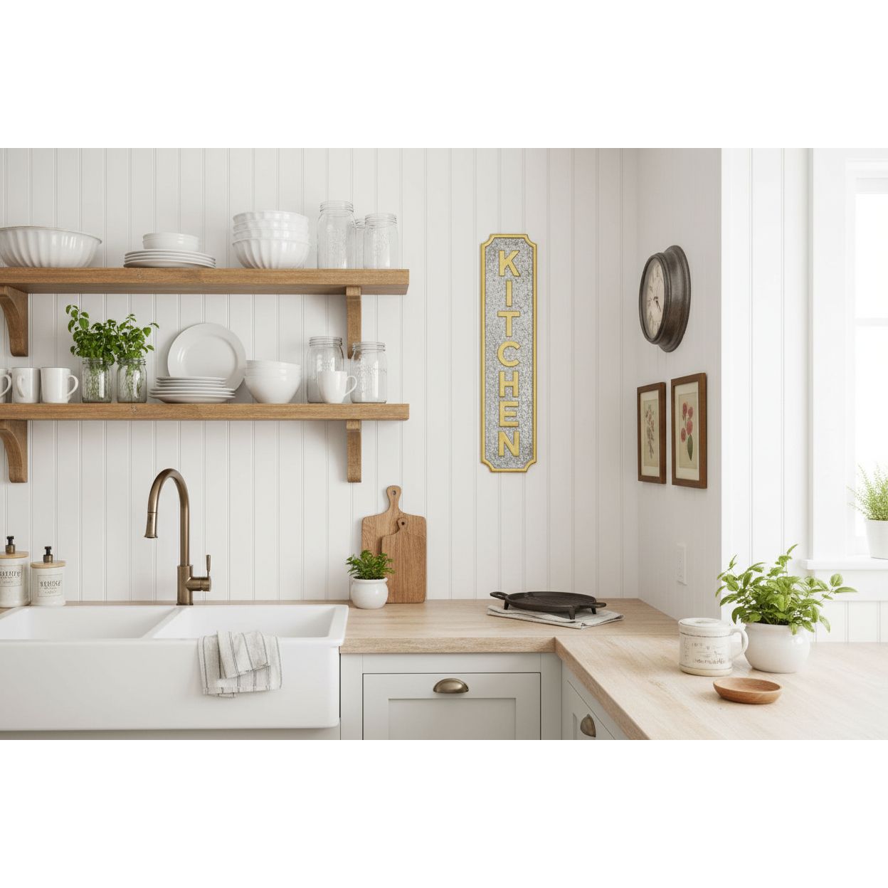 CTW Home Collection Kitchen Metal Wall Sign