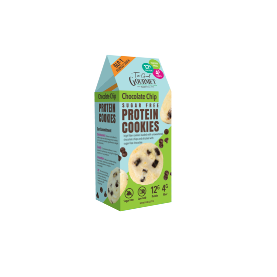Too Good Gourmet High Protein-High Fiber-Sugar Free Cookies  Chocolate Chip