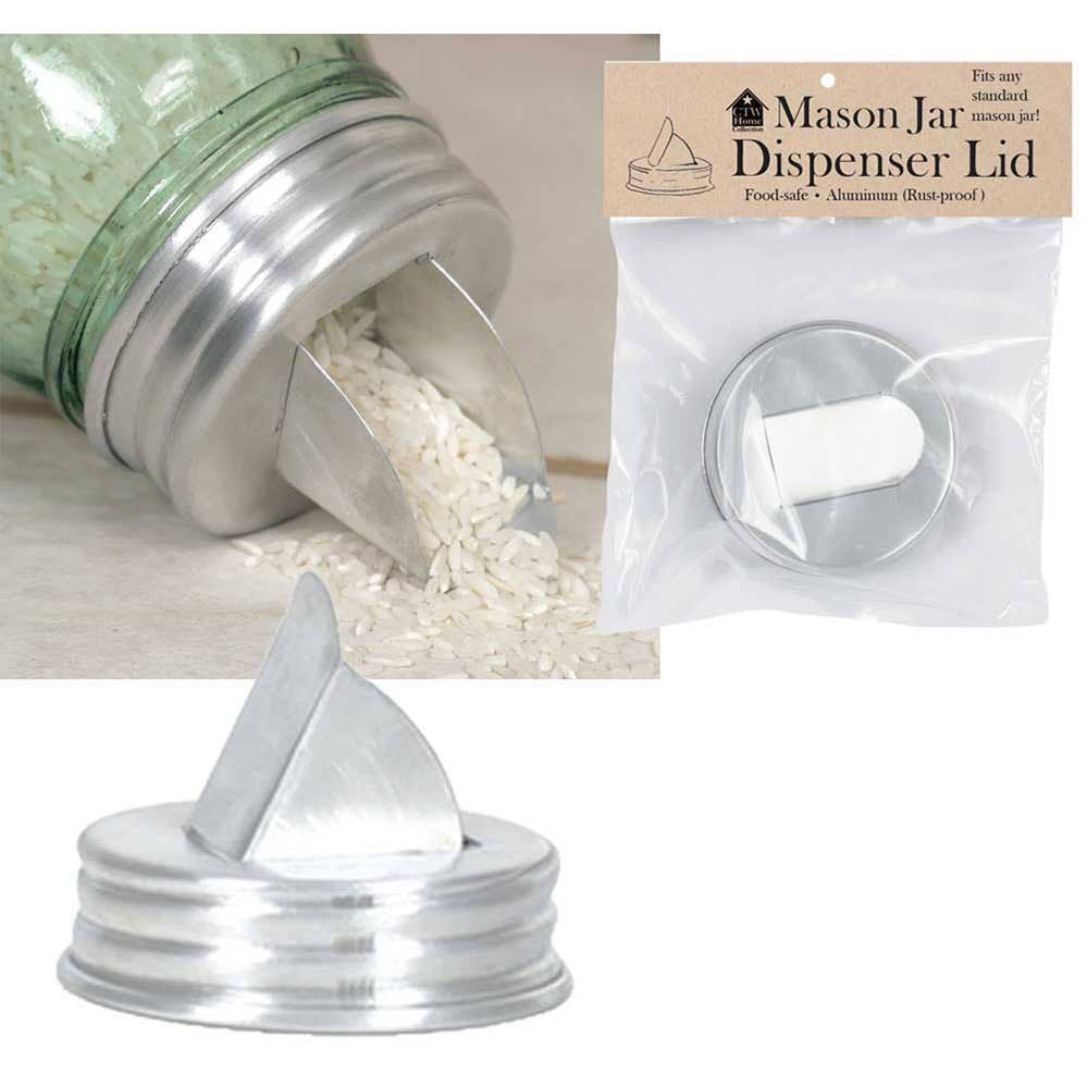 CTW Home Collection Mason Jar rice Pourer Lid