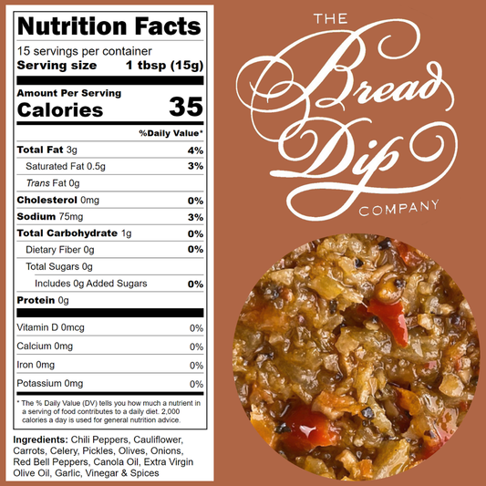 The Bread Dip Company Peppers & Spice Bread Spread & Dip
