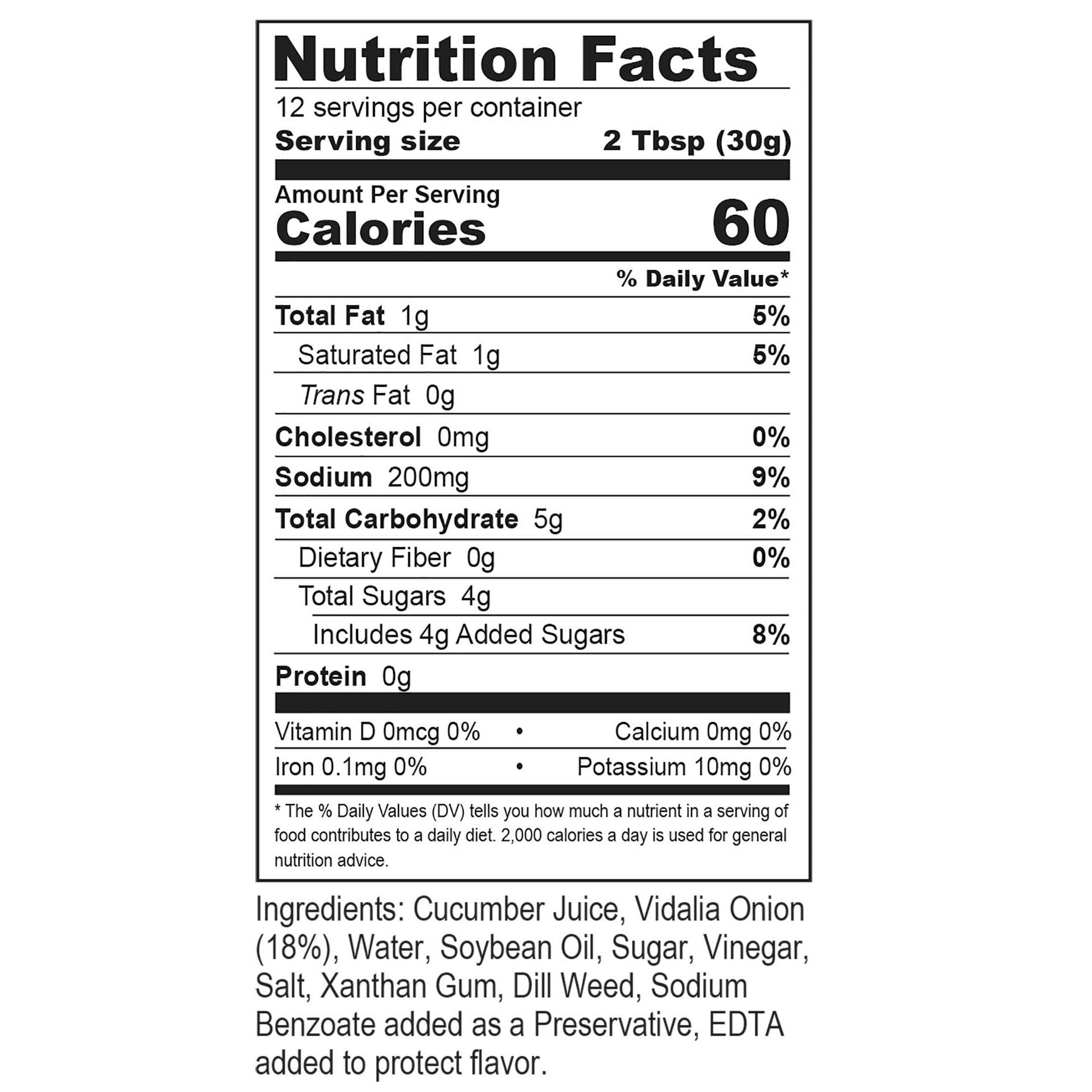 Cooper's Mill  Vidalia Onion Cucumber Dill Dressing