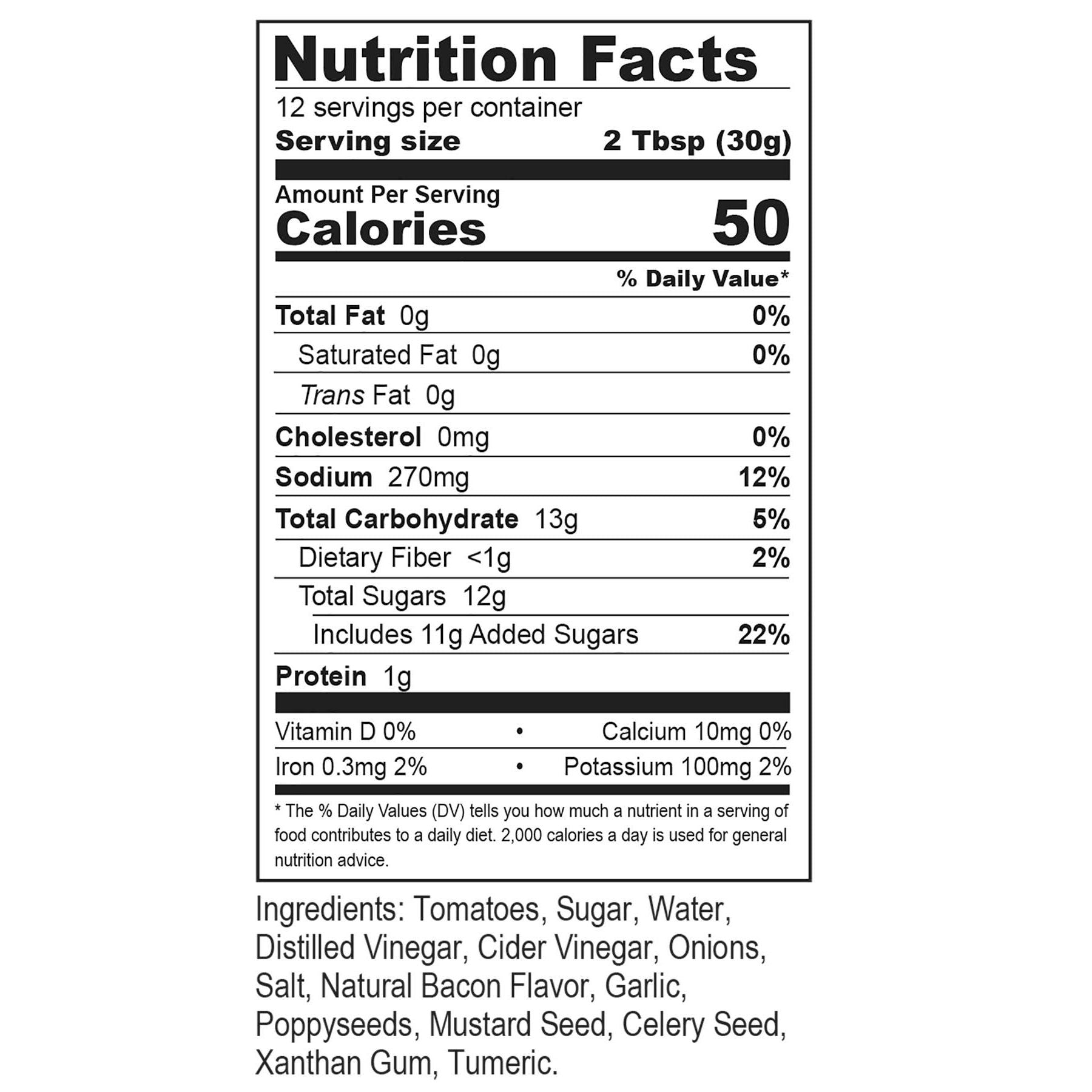 Cooper's Mill Tomato & Bacon Dressing