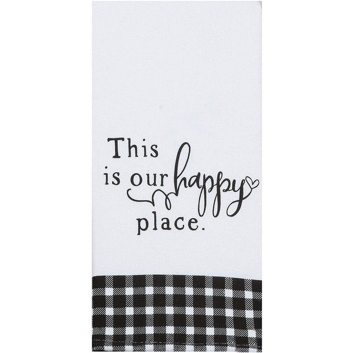 Kay Dee Designs - Black and White Farmhouse Country Kitchen Linen - 4 Piece Set | Specialty Food Items and Unique Gift Ideas for Everyone