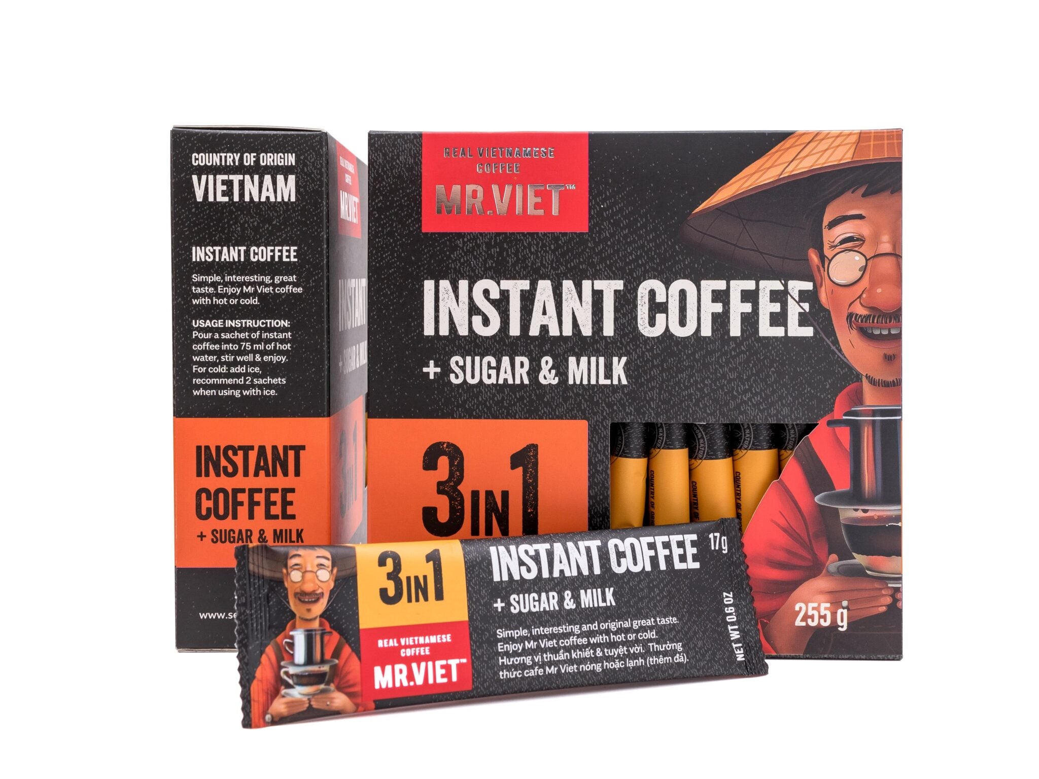 Mr. Viet Real Vietnamese 3 in 1 Instant Coffee