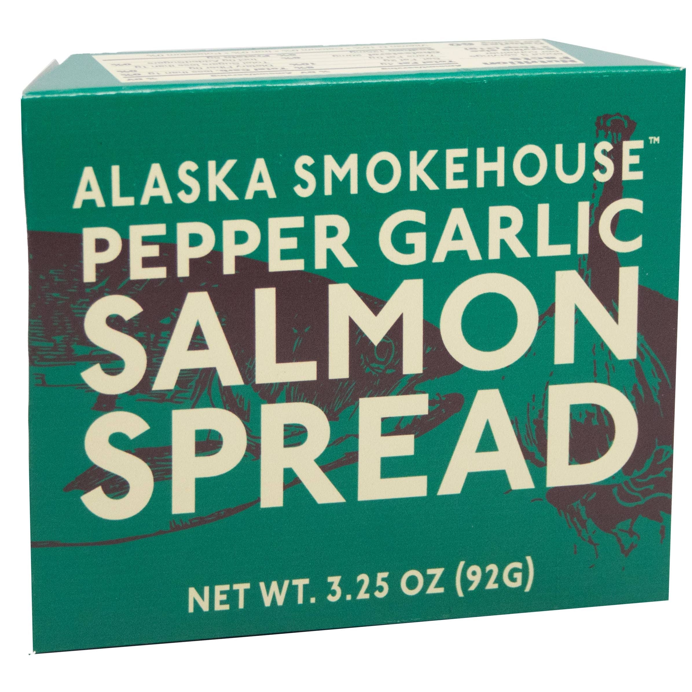 Alaska Smokehouse Pepper Garlic Salmon Spread