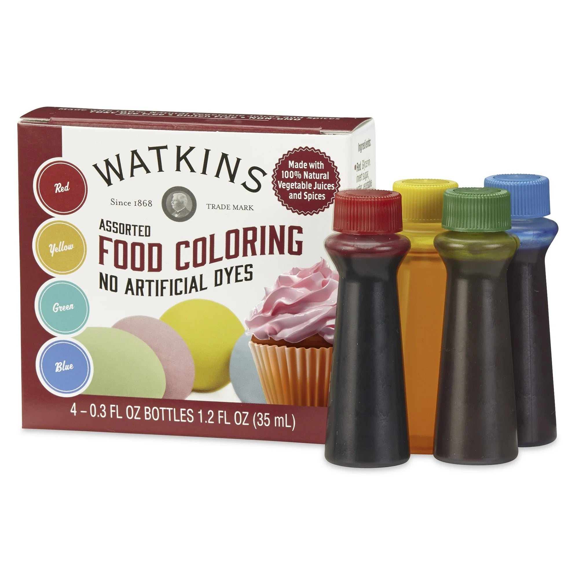 J.R. Watkins Assorted  Food Coloring