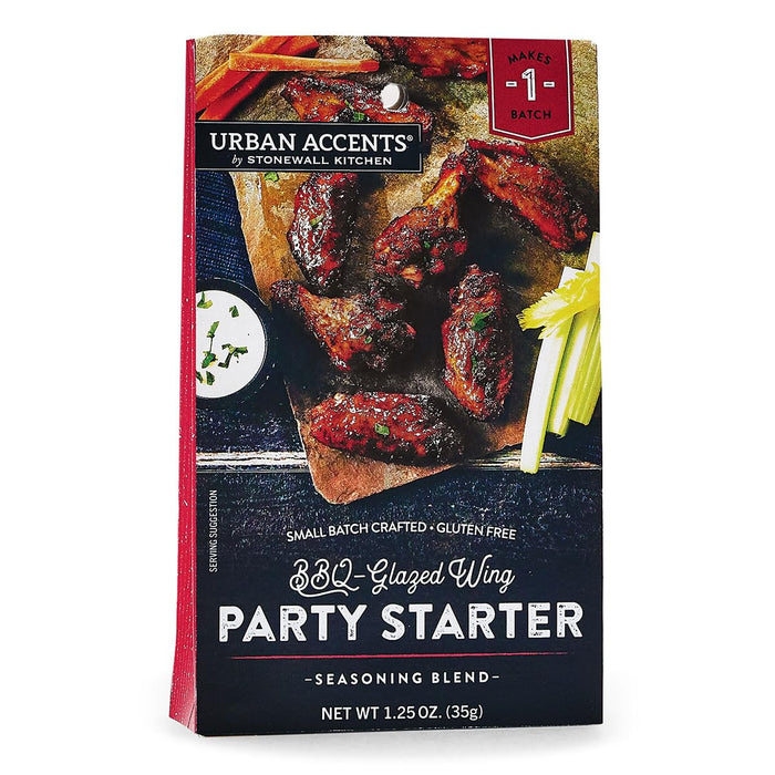 Urban Accents BBQ Glazed Wing Party Starter Seasoning Blend
