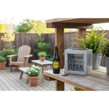 CTW The Bar Is Always Open Galvanized Bottle Opener Bin