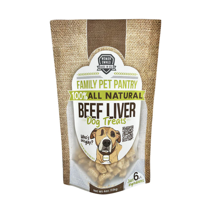 Family Pet Pantry Beef Liver Dog Treats Mini