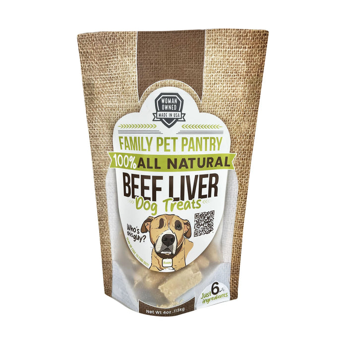 Family Pet Pantry Beef Liver Dog Treats Rectangles