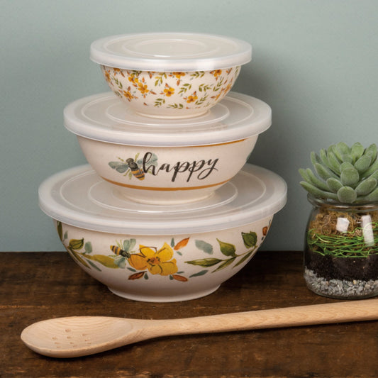 Primitives By Kathy Bees Bowl Set