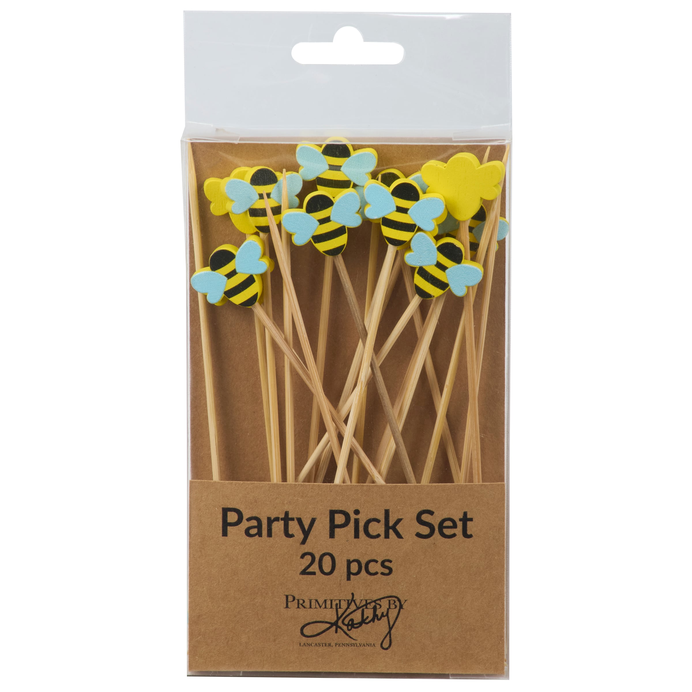 Primitives By Kathy Bees Party Pick Set
