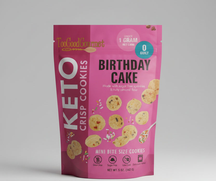 Too Good Gourmet Keto Mini Cookies - Birthday Cake