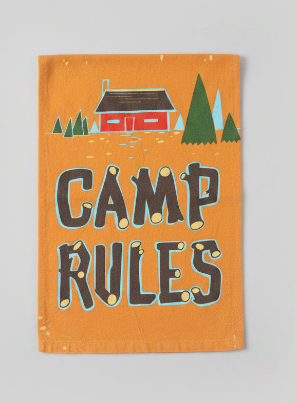 Primitives By Kathy Camp Rules Dish Towels