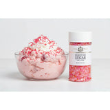 India Tree Kosher Cherry Pink Sparkling Sugar: Small Jar