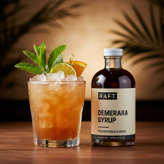 Raft Demerara Syrup For Cocktails & Sodas