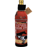 Primitives By Kathy Bottle Socks Cheers To The Good Life Wine Bottle Cover