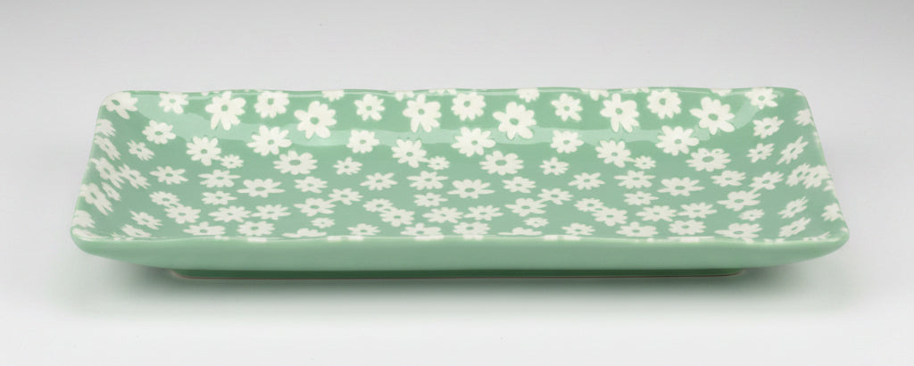Primitives By Kathy Rectangular Daisy Platter