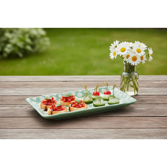 Primitives By Kathy Rectangular Daisy Platter