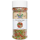 India Tree Nature’s Colors Jingle Mix Decorating Sugar Large