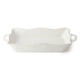 Certified International Perlette Cream Large Rectangular Baker