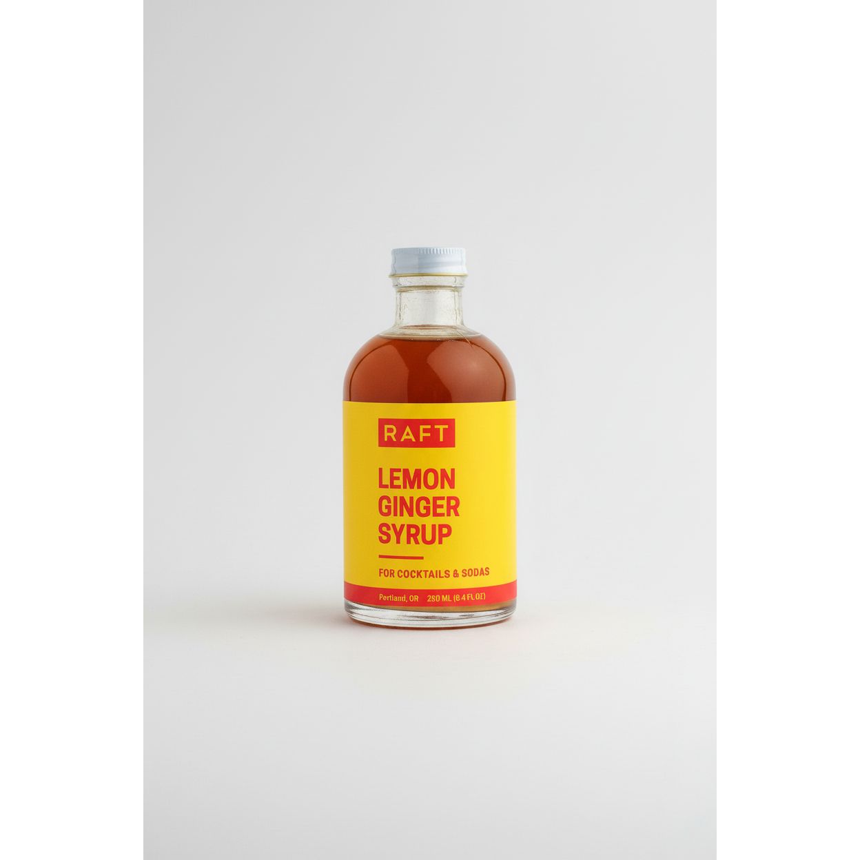 Raft Lemon Ginger Syrup For Cocktails & Sodas