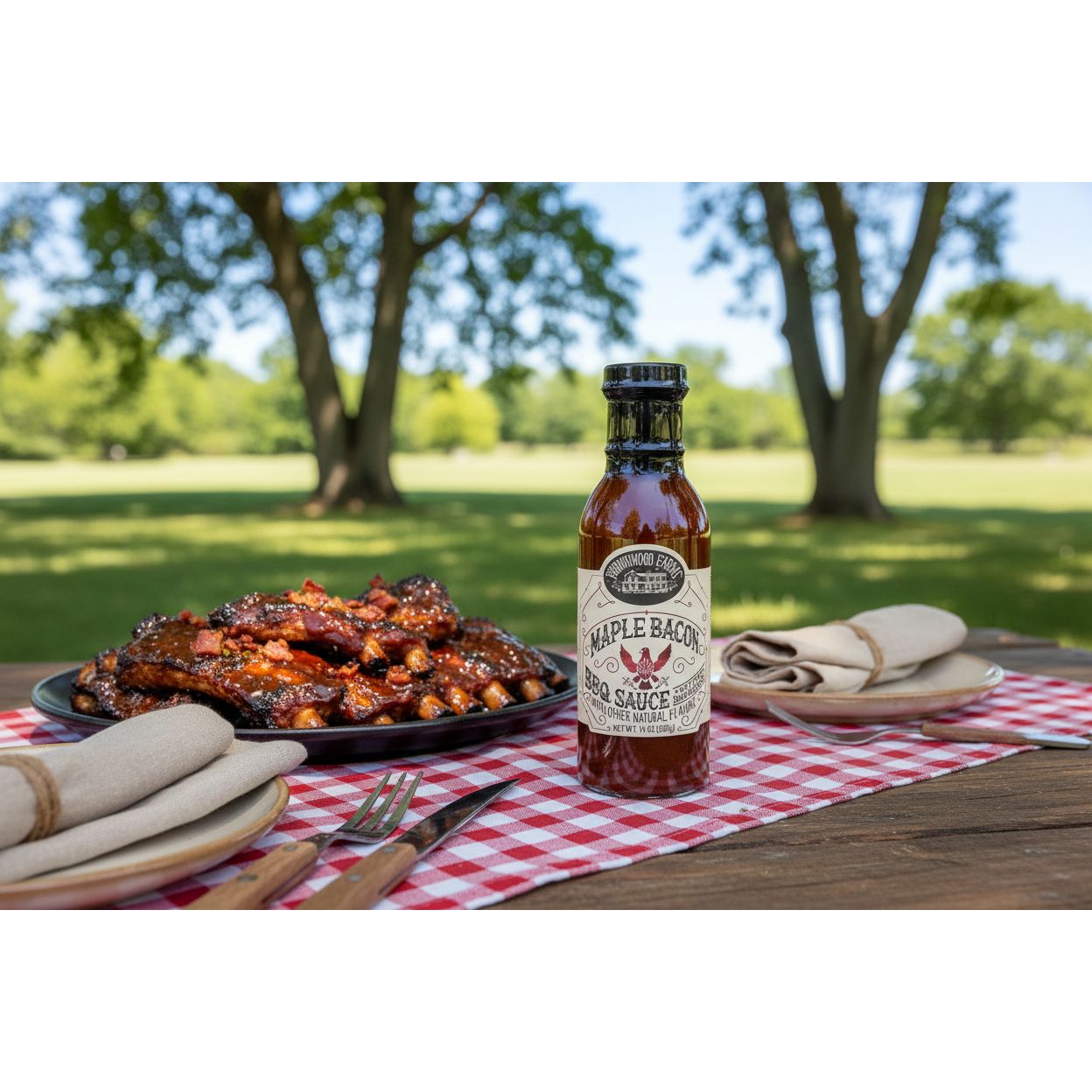 Brownwood Farms Maple Bacon With Bourbon BBQ Sauce