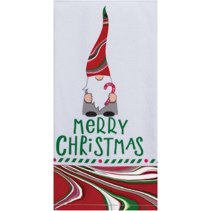 Kay Dee Designs Merry Christmas Gnome Tranquility Dual Purpose Kitchen Terry Towel