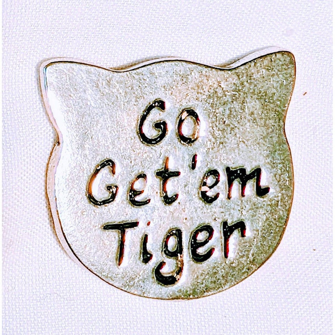 Basic Spirit Pocket Token Coin  Cat Face/Go Get Em Tiger