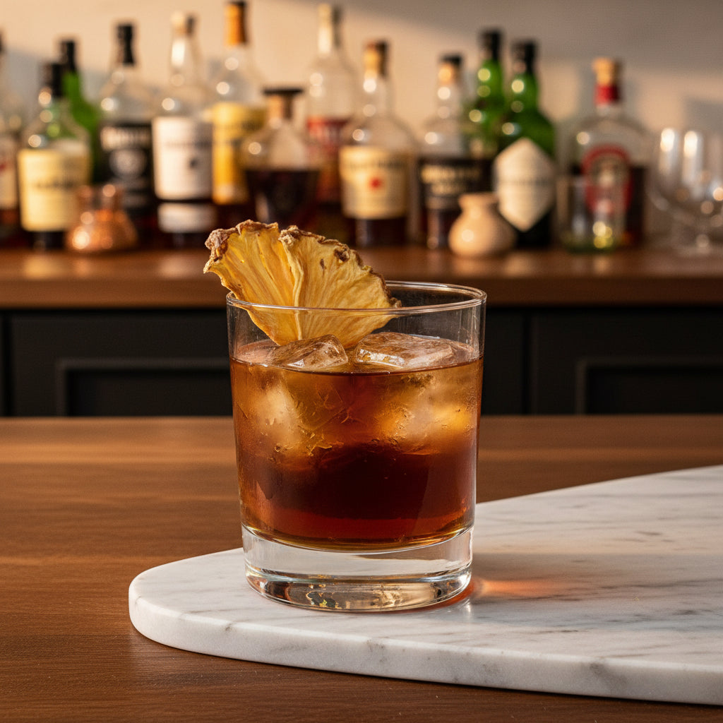 The Perfect Garnish Co. Dehydrated Pineapple Natural Fruit Quarters