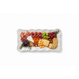 Certified International Perlette Cream Melamine Rectangular Platter