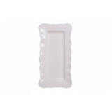 Certified International Perlette Cream Melamine Rectangular Platter