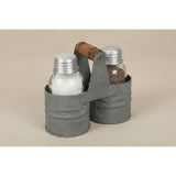 CTW Home Collection Salt and Pepper Can Caddy - Barn Roof