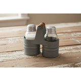 CTW Home Collection Salt and Pepper Can Caddy - Barn Roof