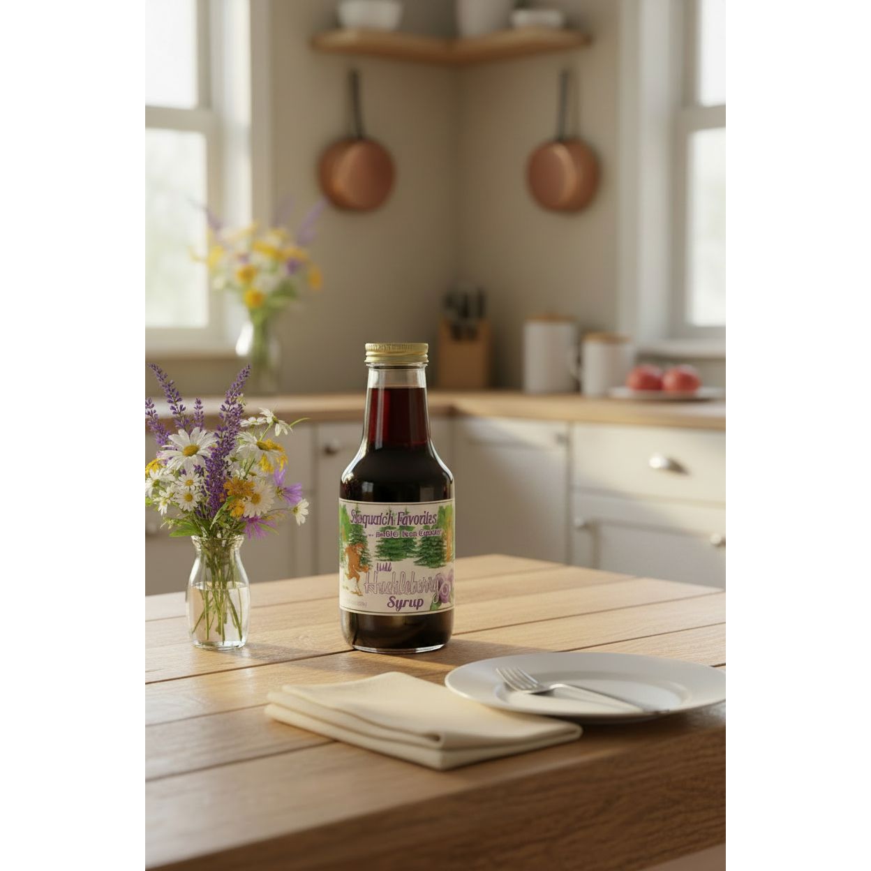 Huckleberry Haven Sasquatch Favorites Wild Huckleberry Syrup