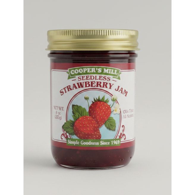 Cooper's Mill Strawberry Seedless Jam Half Pint