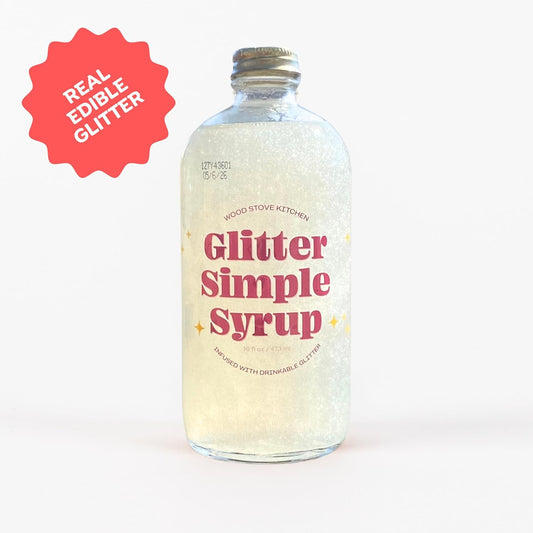Wood Stove Kitchen Glitter Simple Syrup