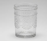 Primitives By Kathy Small Medallion Vintage Drinking Glass