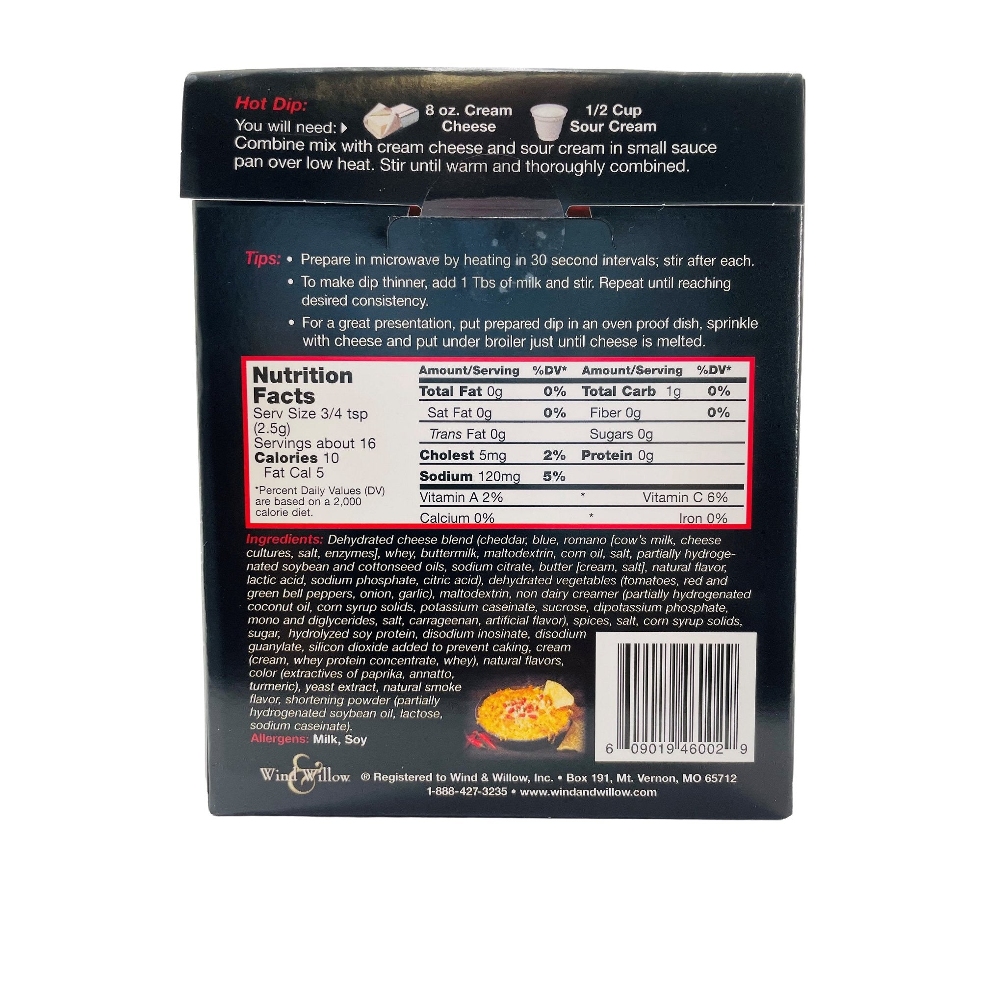 Wind & Willow Southwest Queso Hot Dip Mix