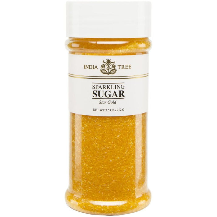 India Tree Sparkling Sugar Gold Star Large