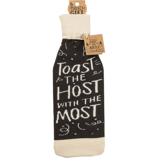 Primitives By Kathy Bottle Sock Toast The Host Wine Bottle Cover