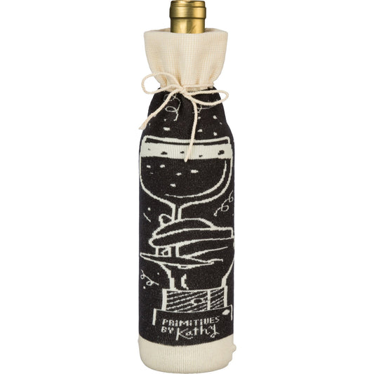 Primitives By Kathy Bottle Sock Toast The Host Wine Bottle Cover