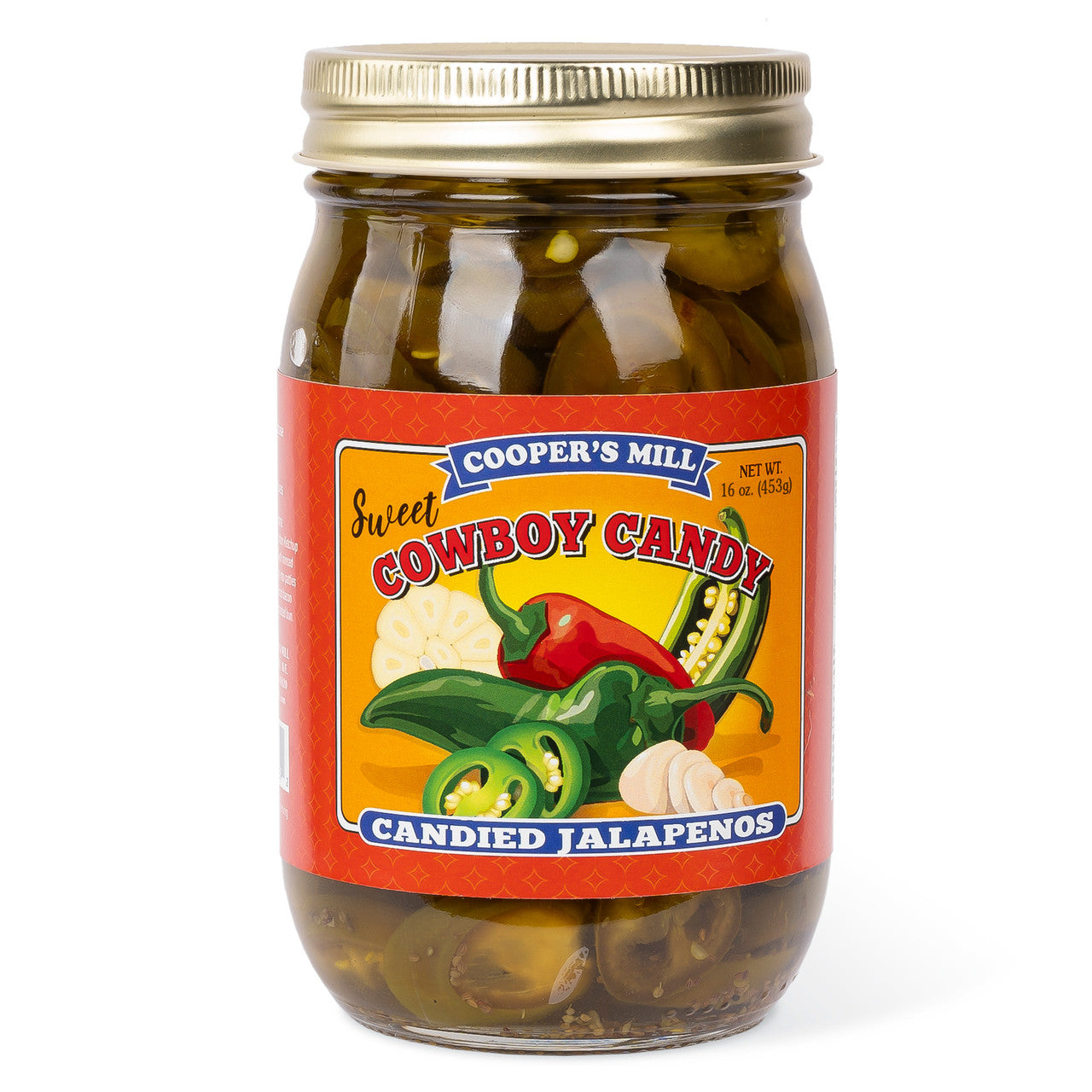 Cooper's Mills Sweet Cowboy Candy - Candied Jalapeños