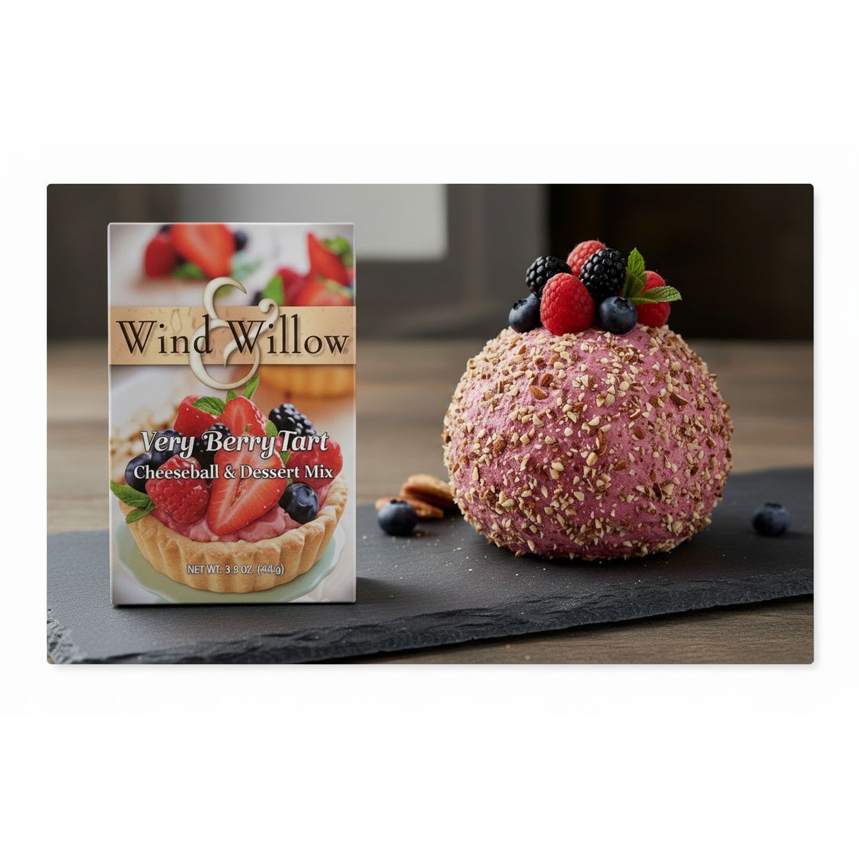 Wind & Willow Very Berry Tart Cheeseball & Dessert Mix