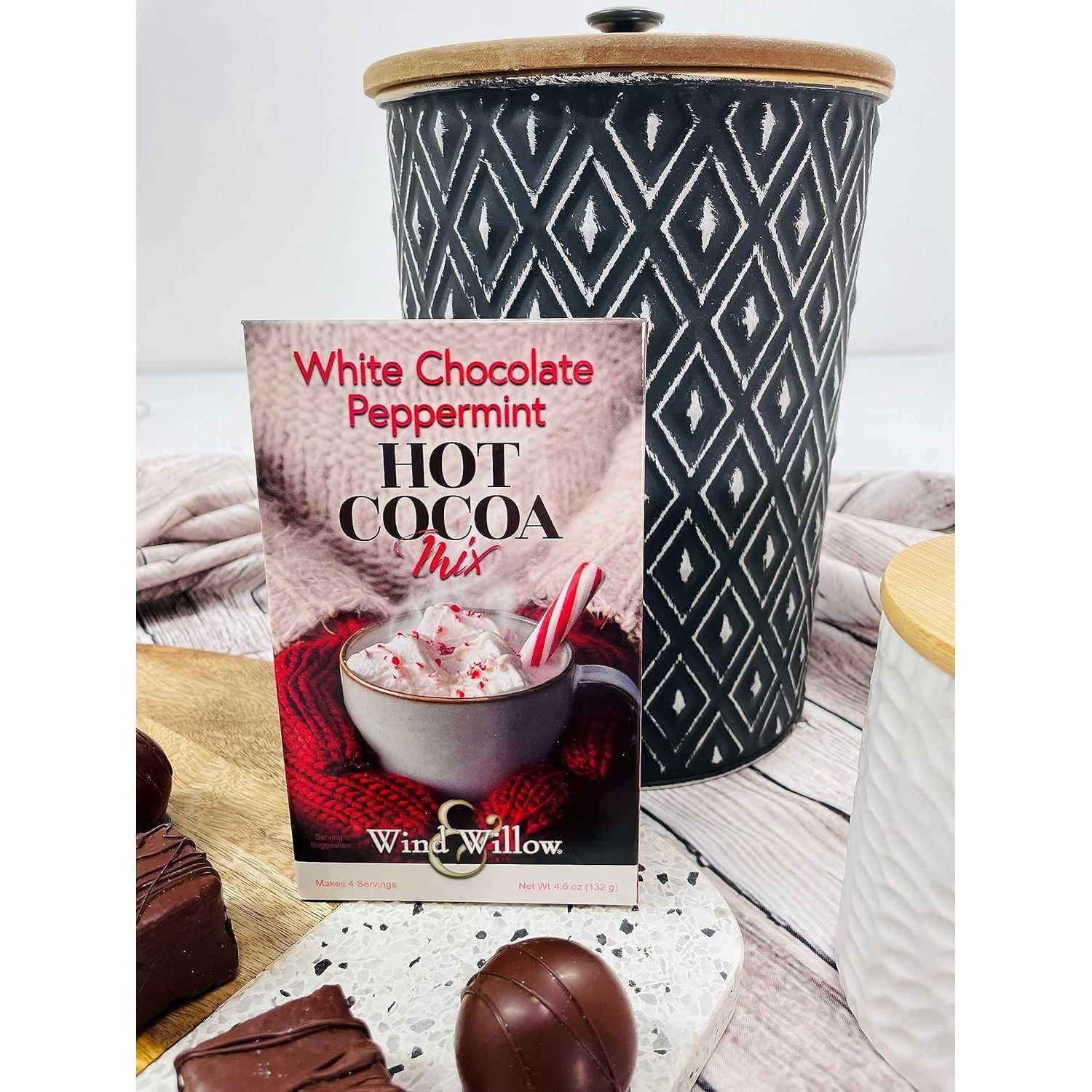 Wind & Willow White Chocolate Peppermint Hot Cocoa Mix